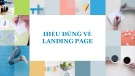 Bài giảng Hiểu đúng về Landing Page