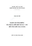 Luận văn Thạc sĩ Khoa học: Nghiên cứu ảnh hưởng của phụ gia hỗn hợp tro bay - CMC đến tính chất của xi măng