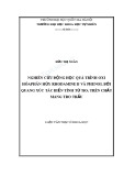 Luận văn Thạc sĩ Khoa học: Nghiên cứu động học quá trình oxi hóa phân hủy Rhodamine B và phenol bởi quang xúc tác biến tính từ TiO2 trên chất mang tro trấu