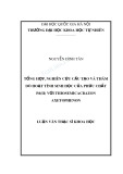 Luận văn Thạc sĩ Khoa học: Tổng hợp, nghiên cứu cấu tạo và thăm dò hoạt tính sinh học của phức chất Pd(II) với thiosemicacbazon axetophenon