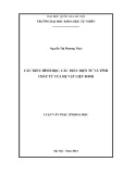 Luận văn Thạc sĩ Khoa học: Cấu trúc hình học, cấu trúc điện tử và tính chất từ của hệ vật liệu R/D/R