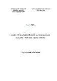 Luận văn Thạc sĩ Khoa học: Nghiên cứu quy trình tổng hợp imatinib mesylate dùng làm thuốc điều trị ung thư máu