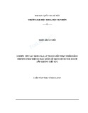 Luận văn Thạc sĩ Khoa học: Nghiên cứu xác định oxalate trong mẫu thực phẩm bằng phương pháp điện di mao quản sử dụng detector đo độ dẫn không tiếp xúc