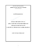 Luận văn Thạc sĩ Khoa học: Đánh giá thực trạng công tác quản lý chất thải y tế tại một số bệnh viện trên địa bàn tỉnh Thái Nguyên và đề xuất các giải pháp nâng cao hiệu quả quản  lý