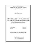 Tóm tắt Luận văn Thạc sĩ Khoa học: Tổng hợp, nghiên cứu các phức chất của Fe(II) và Co(II) với một số dẫn xuất của thiosemicacbazon