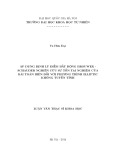 Luận văn Thạc sĩ Khoa học: Áp dụng định lý điểm bất động Brouwer-Schauder nghiên cứu sự tồn tại nghiệm của bài toán biên đối với phương trình Elliptic không tuyến tính