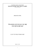 Luận văn Thạc sĩ Khoa học: Ứng dụng mã Xyclic cục bộ xây dựng hệ mật