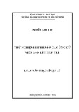 Luận văn Thạc sĩ Vật lý: Thử nghiệm Lithium ở các ứng cử viên sao lùn nâu trẻ