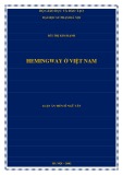 Luận án Tiến sĩ Ngữ văn: Hemingway ở Việt Nam