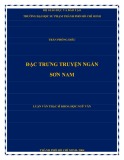 Luận văn Thạc sĩ Khoa học Ngữ văn: Đặc trưng truyện ngắn Sơn Nam