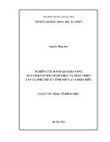 Luận văn Thạc sĩ Khoa học: Nghiên cứu đánh giá khả năng xuất hiện sương muối phục vụ phát triển cây cà phê chè ở 2 tỉnh Sơn La và Điện Biên