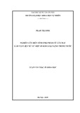 Luận văn Thạc sĩ Khoa học: Nghiên cứu biến tính phụ phẩm từ cây đay làm vật liệu xử lý một số kim loại nặng trong nước