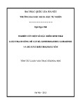 Tóm tắt Luận văn Thạc sĩ Khoa học: Nghiên cứu một số đặc điểm sinh thái loài Thạch sùng mí cát bà Goniurosaurus catbaensis và đề xuất biện pháp bảo tồn
