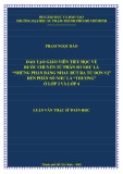 Luận văn Thạc sĩ Toán học: Đào tạo giáo viên tiểu học về bước chuyển từ phân số như là “Những phần bằng nhau rút ra từ đơn vị” đến phân số như là “Thương” ở lớp 3 và lớp 4