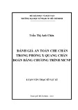 Luận văn Thạc sĩ Vật lí: Đánh giá an toàn che chắn trong phòng X quang chẩn đoán bằng chương trình MCNP