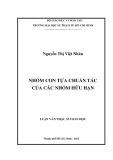 Luận văn Thạc sĩ Toán học: Nhóm con tựa chuẩn tắc của các nhóm hữu hạn