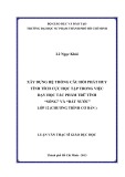 Luận văn Thạc sĩ Giáo dục học: Xây dựng hệ thống câu hỏi phát huy tính tích cực học tập trong việc dạy học tác phẩm trữ tình “Sóng” và “Đất nước” lớp 12 (chương trình Cơ bản )