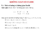 Không gian Euclide