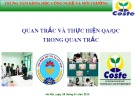 Bài thuyết trình Quan trắc và thực hiện QA/QC trong quan trắc