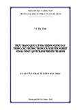 Luận văn Thạc sĩ Giáo dục học: Thực trạng quản lý hoạt động giảng dạy trong các trường trung cấp chuyên nghiệp ngoài công lập ở thành phố Hồ Chí Minh