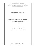 Luận văn Thạc sĩ Toán học: Một số lớp ánh xạ đa trị với giá trị không lồi