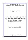 Luận văn Thạc sĩ Sinh học: Nghiên cứu một số chủng xạ khuẩn sinh hoạt chất kháng nấm fusarium gây hại trên cây cà chua (lycopersicon esculentum mill.)