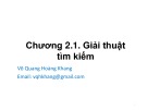 Bài giảng Cấu trúc dữ liệu: Chương 2 - ThS. Võ Quang Hoàng Khang