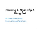 Bài giảng Cấu trúc dữ liệu: Chương 4 - ThS. Võ Quang Hoàng Khang