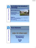 Bài giảng Điện tử công suất: Bộ chỉnh lưu - PGS.TS Lê Minh Phương