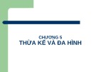 Bài giảng Lập trình hướng đối tượng: Chương 4 - Phạm Mạnh Cương