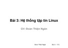 Bài giảng Phần mềm nguồn mở: Bài 3 - Đoàn Thiện Ngân