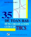  35 đề toán hay dùng cho ôn luyện cuối cấp thcs: phần 2