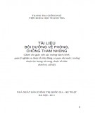 Tài liệu bồi dưỡng về phòng, chống tham nhũng (Dành cho  giáo viên các trường đại học, cao đẳng, trung cấp): Phần 1