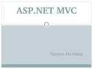 Bài giảng Lập trình web: ASP.NET MVC - Nguyễn Hà Giang