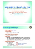 Bài giảng Kiến trúc và tổ chức máy tính: Giới thiệu môn học - ThS. Trần Quang Hải Bằng