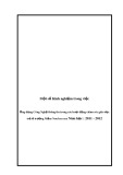 Sáng kiến kinh nghiệm: Ứng dụng Công nghệ thông tin trong các hoạt động chăm sóc giáo dục trẻ ở Trường Mầm non Hoa Sen