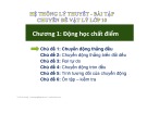 Bài giảng Hệ thống lý thuyết - bài tập chuyên đề Vật lí lớp 10: Chương 1 - Động học chất điểm