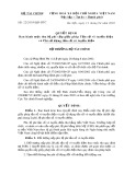 Quyết định số 22/2005/QĐ-BTC