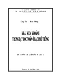 Luận văn Thạc sĩ Giáo dục học: Khái niệm khoảng trong dạy học Toán ở bậc phổ thông