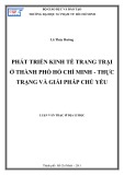 Luận văn Thạc sĩ Địa lí học: Phát triển kinh tế trang trại ở thành phố Hồ Chí Minh - Thực trạng và giải pháp chủ yếu