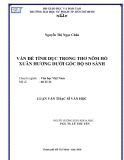 Luận văn Thạc sĩ Văn học: Vấn đề tính dục trong thơ nôm Hồ Xuân Hương dưới góc độ so sánh