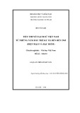 Luận án Tiến sĩ Ngữ văn: Tiểu thuyết lịch sử Việt Nam từ những năm đầu thế kỷ XX đến đến 1945 (diện mạo và đặc điểm)