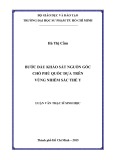 Luận văn Thạc sĩ Sinh học: Bước đầu khảo sát nguồn gốc chó Phú Quốc dựa trên vùng nhiễm sắc thể y