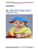 Giáo án Chủ đề 2: Bé lớn lên từng ngày