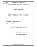 Luận văn Thạc sĩ Toán học: Siêu tâm của vành nửa đơn