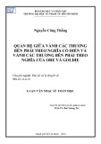 Luận văn Thạc sĩ Toán học: Quan hệ giữa vành các thương bên phải theo nghĩa cổ điển và vành các thương bên phải theo nghĩa của Ore và Goldie