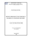 Luận văn Thạc sĩ Toán học: Phương trình sóng tuyến tính mô tả dao động của thanh đàn hồi nhớt