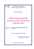 luận văn thạc sĩ giáo dục học: thiết kế  hóa học hỗ trợ giáo dục môi trường ở trường thpt