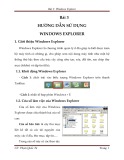 Bài 3: Hướng dẫn sử dụng Windows explorer - Phạm Quốc Tú