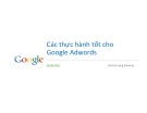 Các thực hành tốt cho Google Adwords